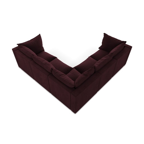 Vínová rohová pohovka Manao – Makamii-image-3