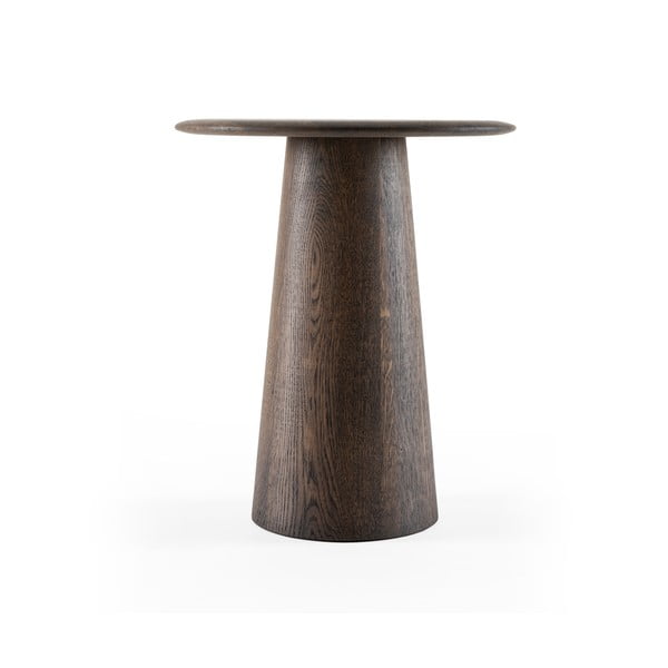 Kulatý odkládací stolek z dubového dřeva ø 40 cm Mushroom – Gazzda-image-4