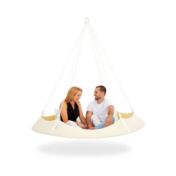 Krémová zahradní houpačka – Hangout Pod-image-2