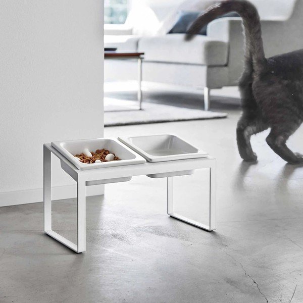 Keramický set misek s podstavcem pro domácího mazlíčka Nooks – YAMAZAKI-image-4