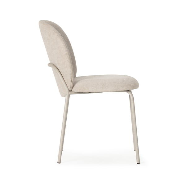 Krémové jídelní židle v sadě 4 ks Daia – Marckeric-image-3