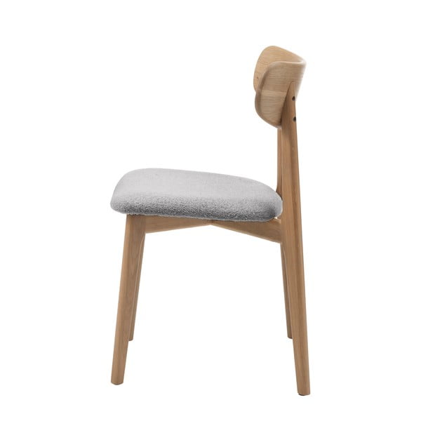 Jídelní židle ve světle šedo-přírodní barvě Elim – Unique Furniture-image-3
