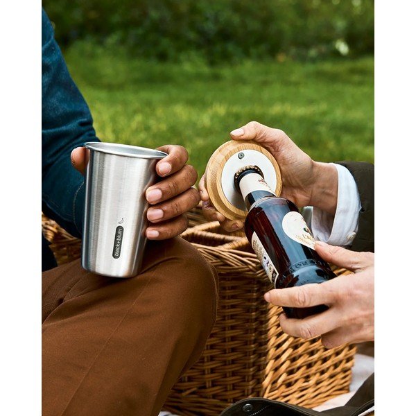 Cestovní hrnek z nerezové oceli ve stříbrné barvě 500 ml – Black + Blum-image-2
