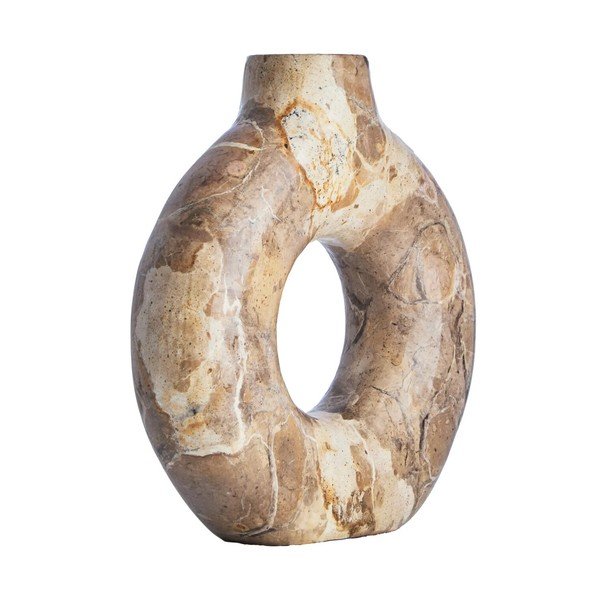 Hnědá mramorová váza (výška 20 cm) Santino – Premier Housewares-image-4