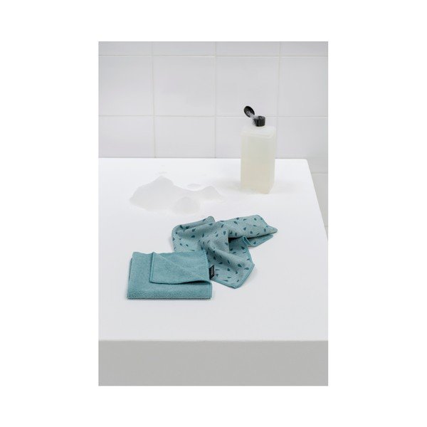 Sada 2 modrých utěrek z mikrovlákna Brabantia Clean-image-1