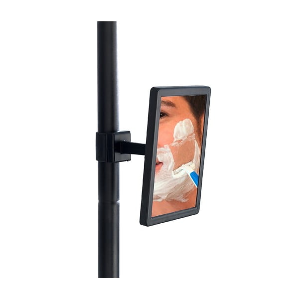 Teleskopická rohová police do sprchy Wenko Prea Silver/Black, 27 x 20 cm-image-3