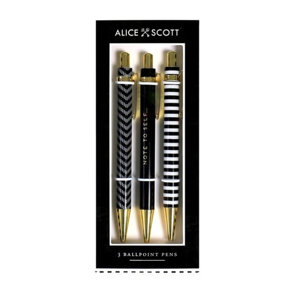 Sada 3 kuličkových per Alice Scott by Portico Designs