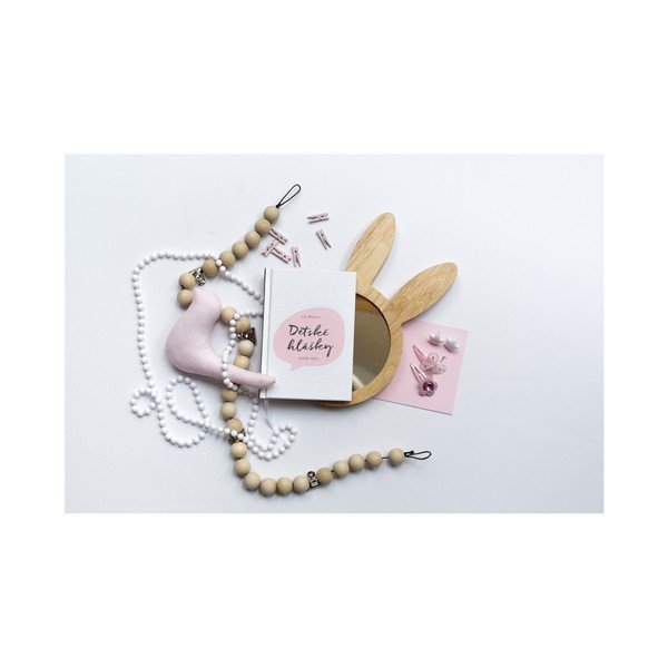 Růžový zápisník se záložkou na dětské hlášky Bloque.-image-3