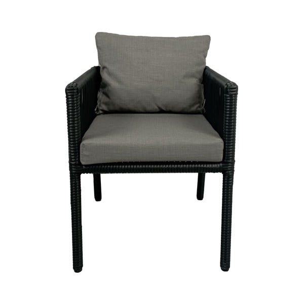 Šedý zahradní jídelní set z umělého ratanu pro 6 Vera 2 – Floriane Garden-image-2