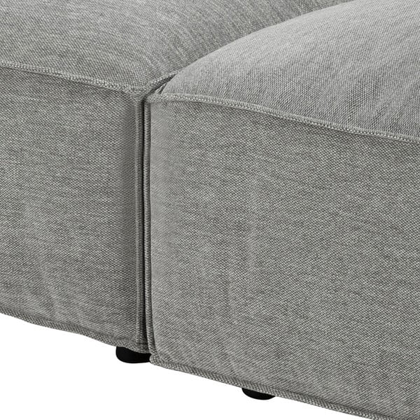 Světle šedá modulární lenoška Bonami Selection Fairfield, levý roh-image-1