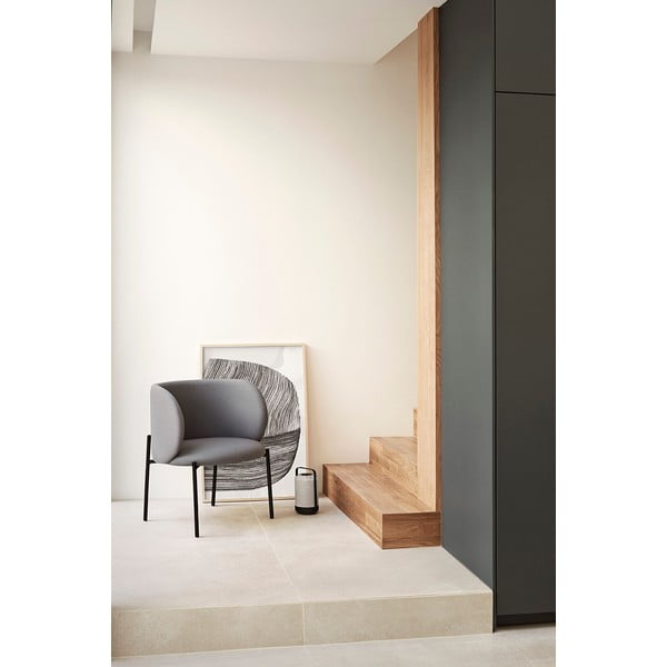 Tmavě šedé křeslo Teulat Mogi-image-1