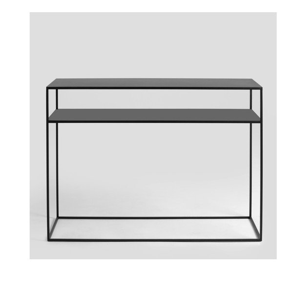 Černý konzolový stolek CustomForm Tensio, 100 x 35 cm-image-1