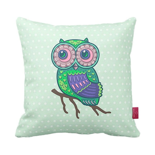 Polštář Green Owl, 43x43 cm