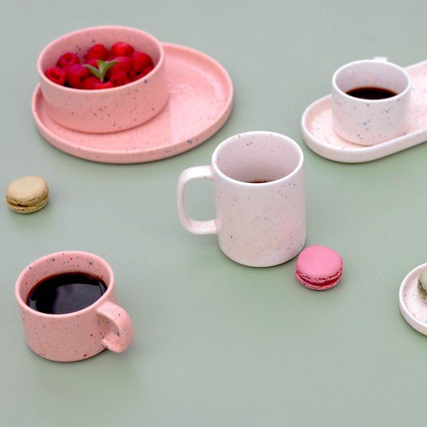 Béžový porcelánový talíř ø 25 cm Fika – ONA-image-2