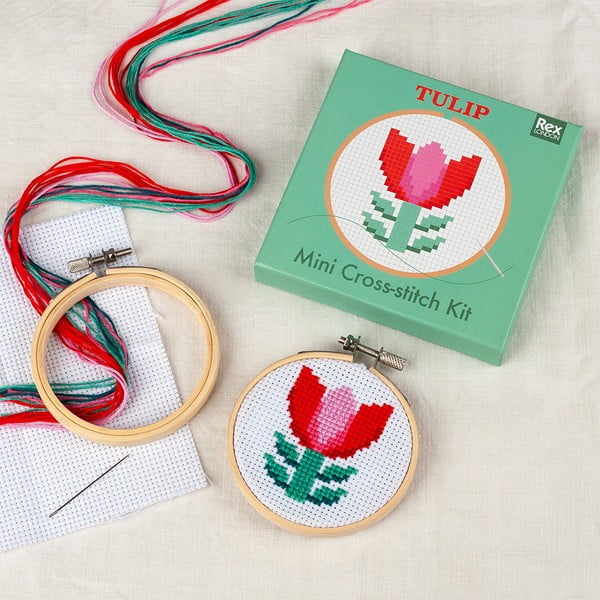 Kreativní sada Cross-stitch Kit Tulip – Rex London-image-1