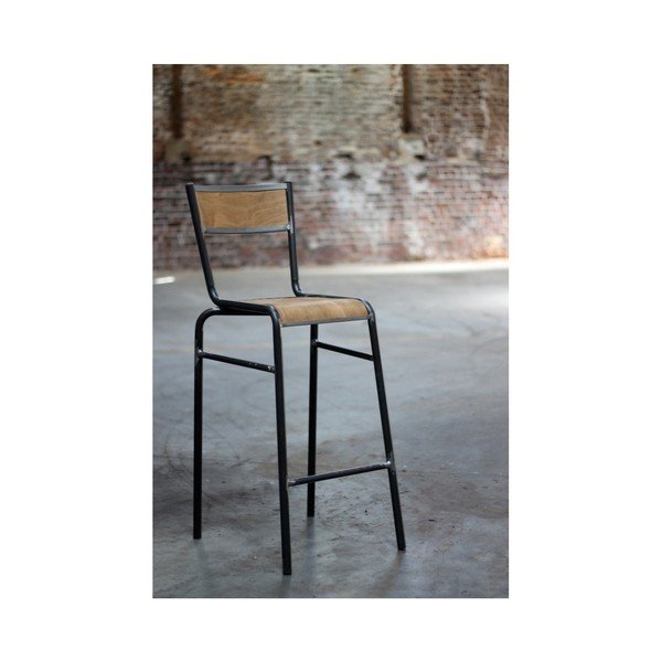 Sada 2 barových židlí s černýma nohama Red Cartel Pilot-image-2