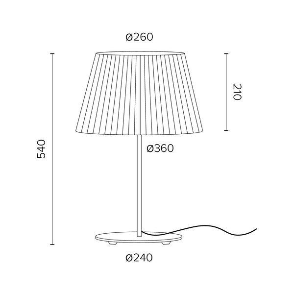 Béžová stolní lampa Sotto Luce Kami, ⌀ 26 cm-image-1