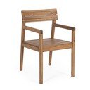 Dřevěná zahradní židle v přírodní barvě Rodano – Bizzotto