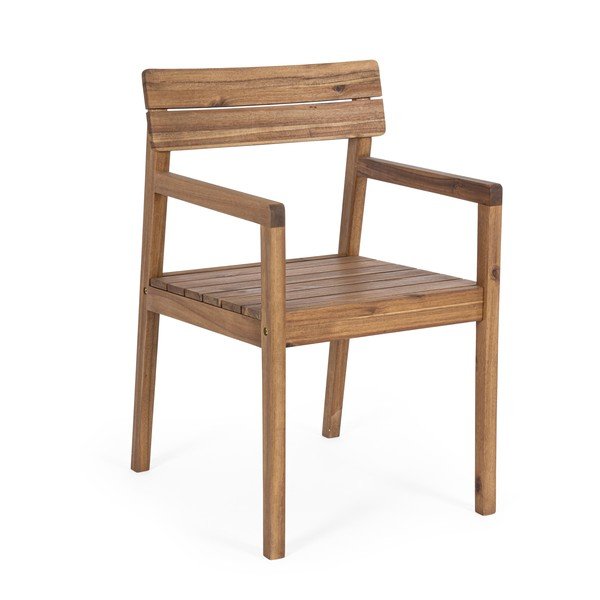Dřevěná zahradní židle v přírodní barvě Rodano – Bizzotto