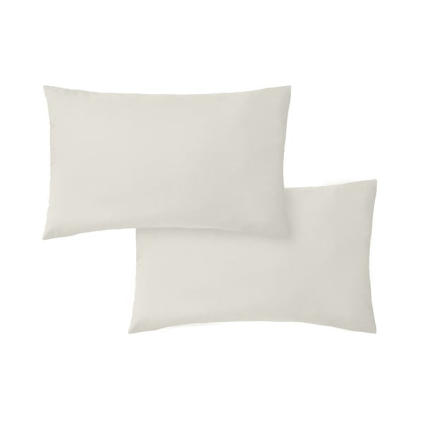 Povlaky na polštáře v sadě 2 ks z bavlněného perkálu 50x75 cm Cotton Percale – Bianca