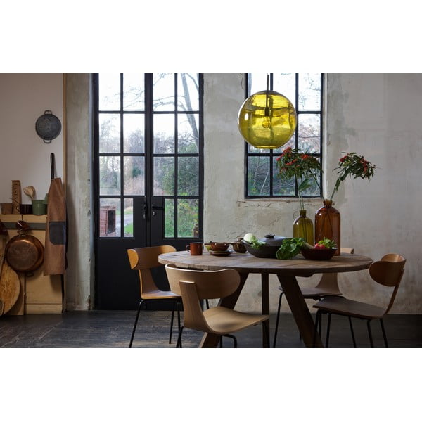 Jídelní stůl z jilmového dřeva BePureHome Tondo, ⌀ 140 cm-image-1