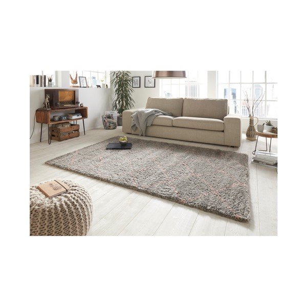 Šedý koberec Mint Rugs Allure Ronno Grey Rose, 80 x 150 cm-image-2