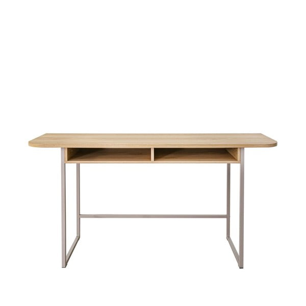 Konzolový stolek v dekoru dubu v přírodní barvě 40x140 cm Darlington – Actona