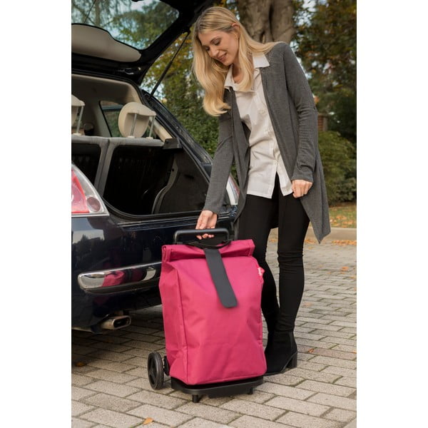 Fialový nákupní vozík Vileda Gimi, 50 l-image-2