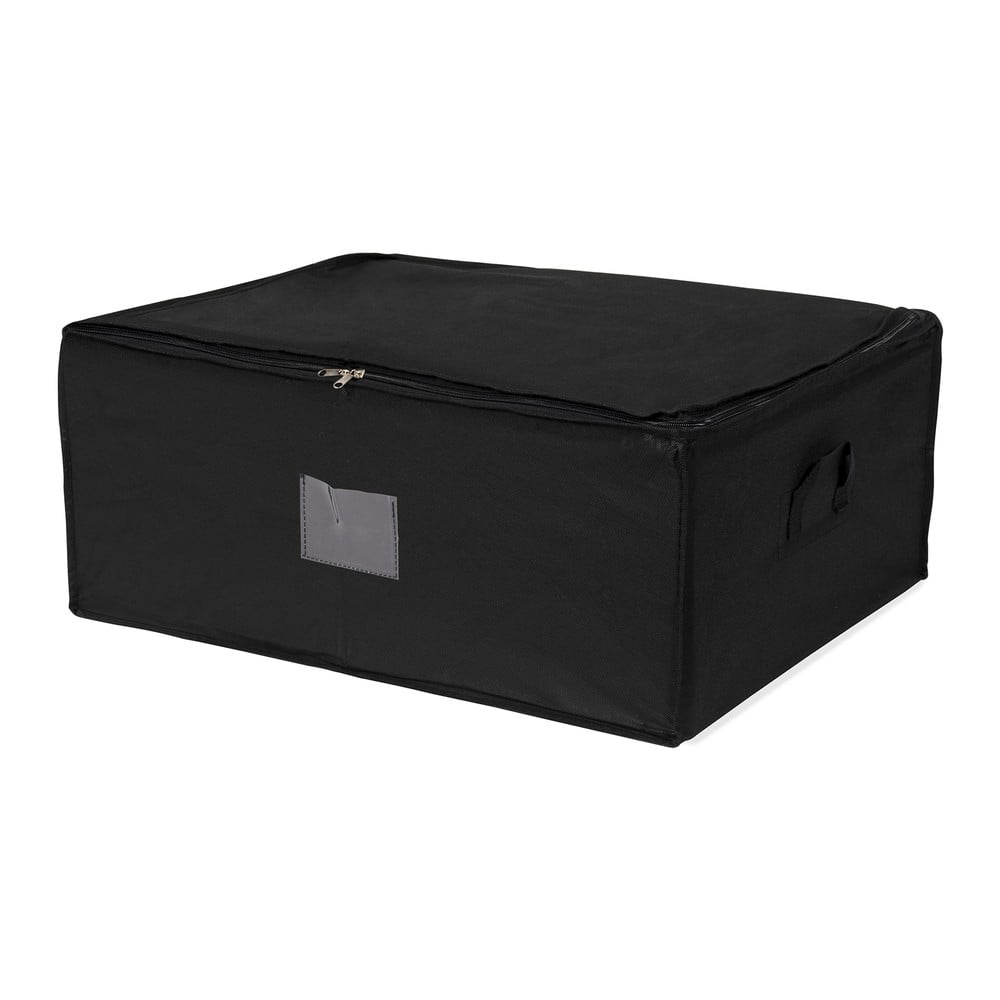 Černý úložný box se zapínáním na zip Compactor Compress Pack, 210 l