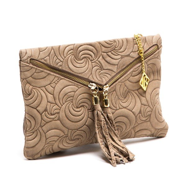 Kožená kabelka Heloisa, šedohnědá-image-2