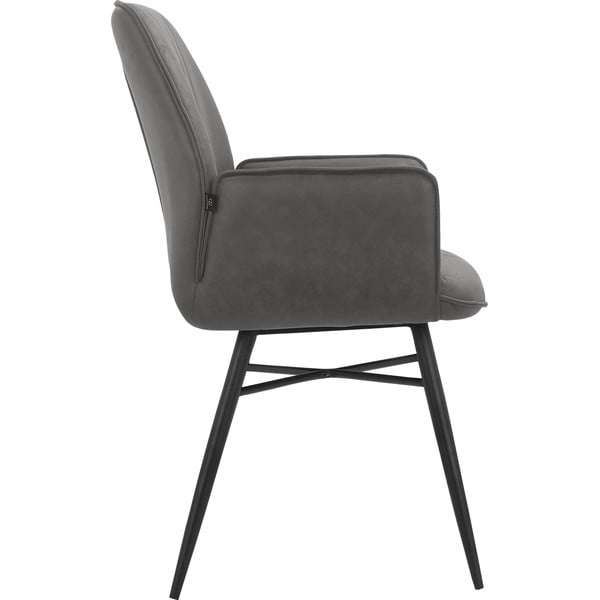 Antracitové jídelní židle v sadě 2 ks Anzo – Støraa-image-2