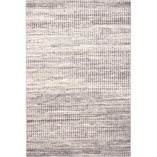 Krémový vlněný koberec 133x180 cm Striped – Agnella