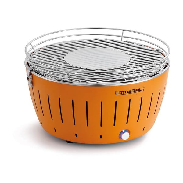 Oranžový bezkouřový gril LotusGrill XL-image-2