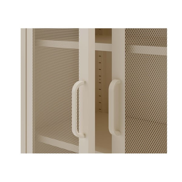 Krémová skříňka 80x170 cm Diora – Marckeric-image-4