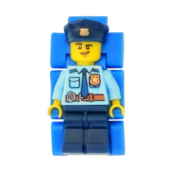 Dětské hodinky s figurkou LEGO® City Police Officer-image-3