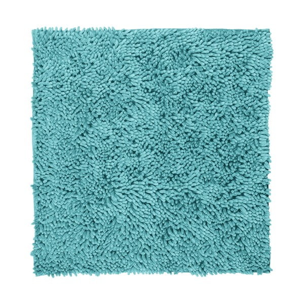 Světle modrý koberec ZicZac Shaggy, 60 x 60 cm
