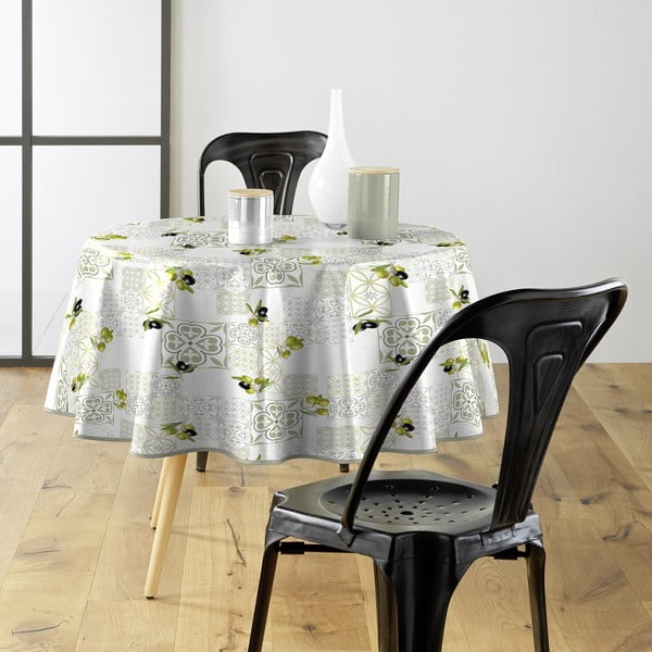 Omyvatelný ubrus z PVC ø 160 cm Andalousie – douceur d'intérieur