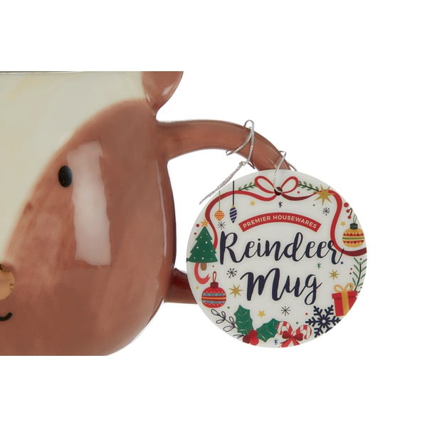 Hnědý porcelánový hrnek 500 ml Rudy – Premier Housewares-image-2