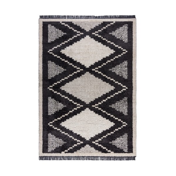 Šedý koberec 230x160 cm Domino Zaid Berber - Flair Rugs
