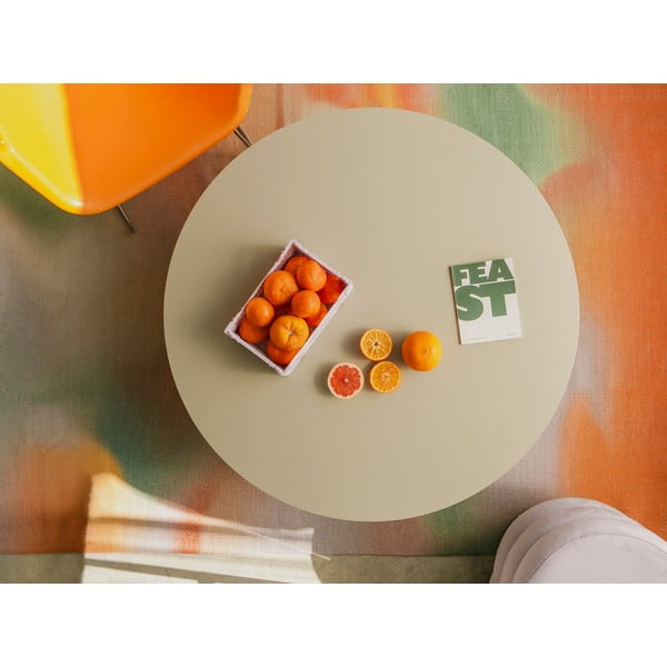 Bílý kulatý konferenční stolek ø 100 cm Pausa – Really Nice Things-image-3