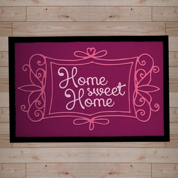 Rohožka Home Sweet Home Violet, 40x60 cm