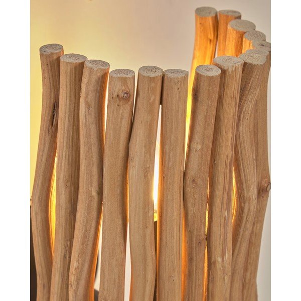 Nástěnné svítidlo v přírodní barvě Crescencia – Kave Home-image-1