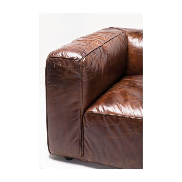 Kožená trojmístná pohovka Kare Design Cubetto-image-2