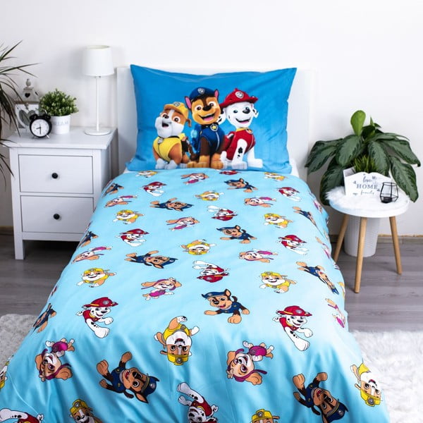 Dětské povlečení na jednolůžko z mikrovlákna 140x200 cm Paw Patrol – Jerry Fabrics-image-2