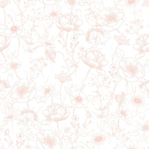 Dětská tapeta 10 m x 50 cm Flowers Botany – Lilipinso