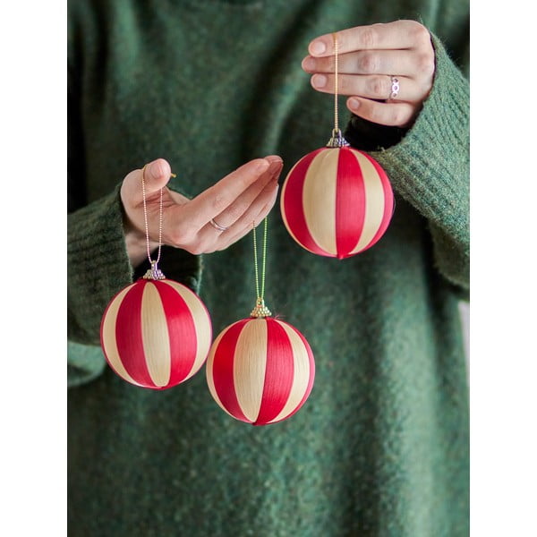 Vánoční koule v sadě 3 ks ø 8 cm Wynn – Bloomingville-image-2