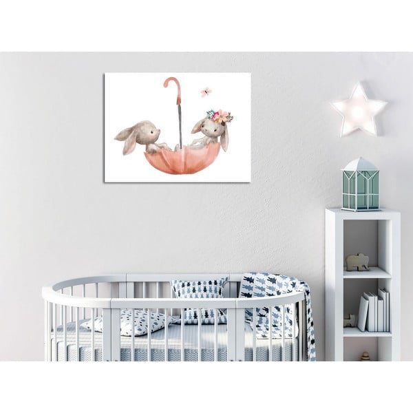 Dětský obrázek 40x30 cm Bunnies – Wallity-image-2