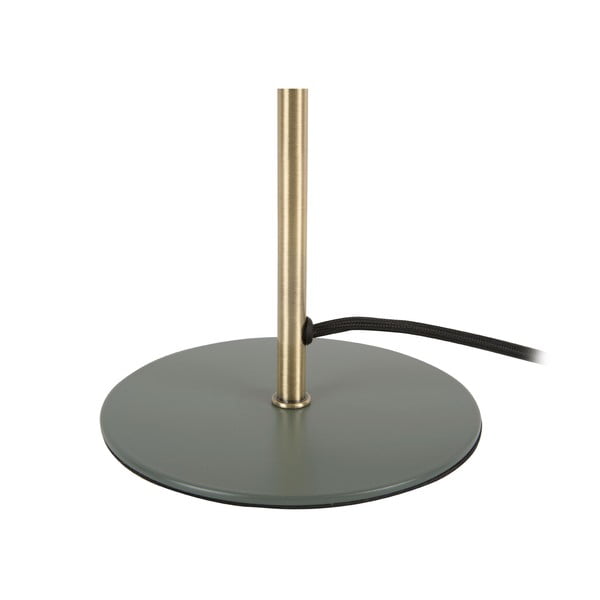 Zelená stolní lampa s detaily ve zlaté barvě Leitmotiv Bonnet-image-3