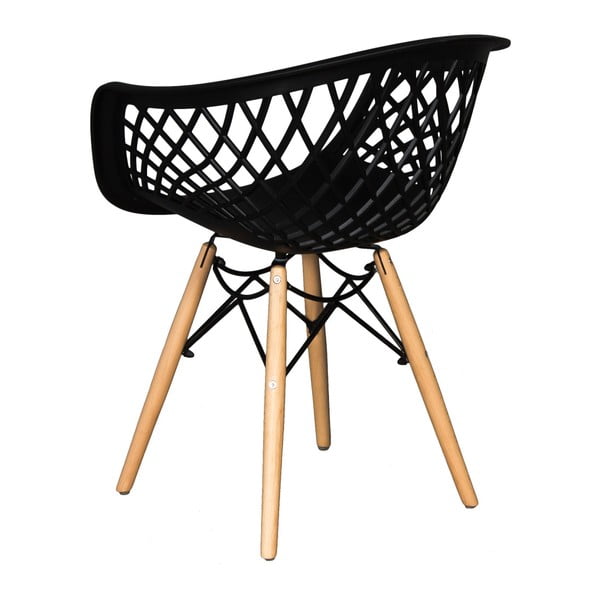 Sada 2 černých jídelních židlí Evergreen House René-image-2