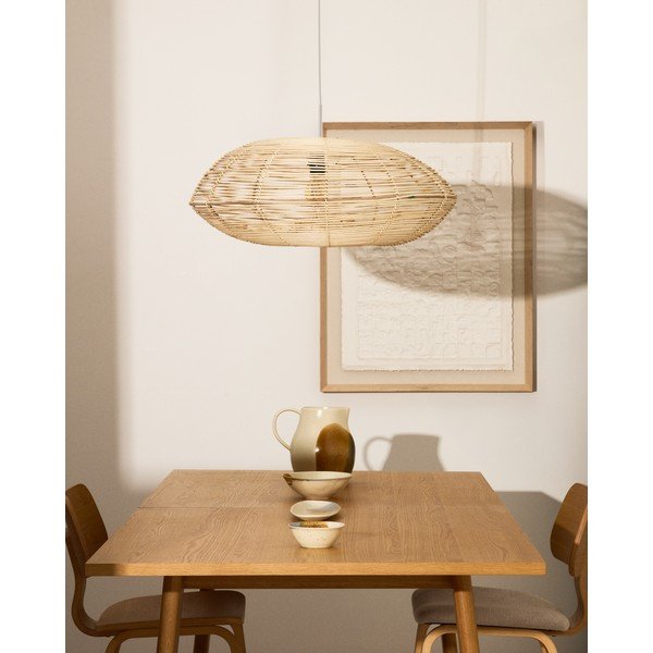 Ratanové stínidlo ø 70 cm Flaro – Kave Home-image-1